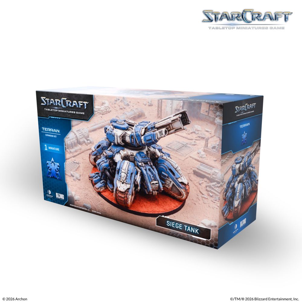 Starcraft Miniatures Games: Terran - Siege Tank - Expansion Set