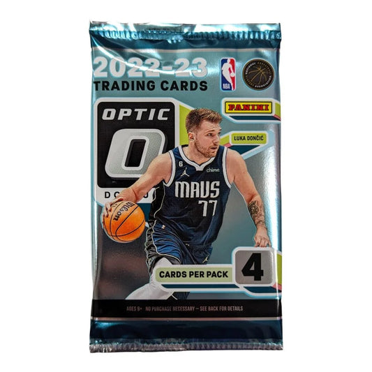 2022-23 Panini NBA Donruss Optic Prizm Basketball Trading Card Retail Booster Pack