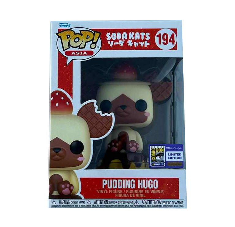 Soda Kats - Pudding Hugo Pop! Asia SDCC 2023 Summer Convention Exclusive Pop! Vinyl