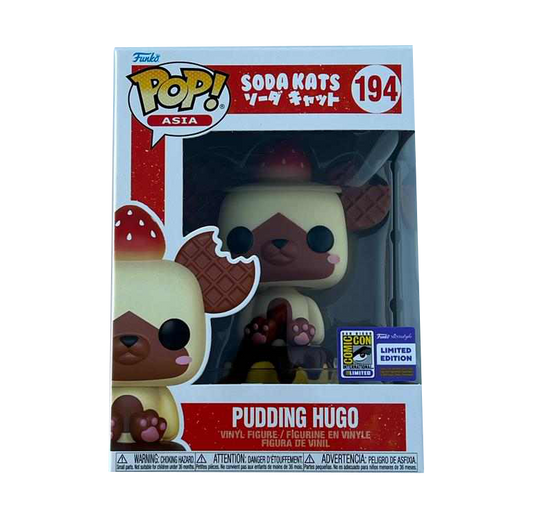 Soda Kats - Pudding Hugo Pop! Asia SDCC 2023 Summer Convention Exclusive Pop! Vinyl