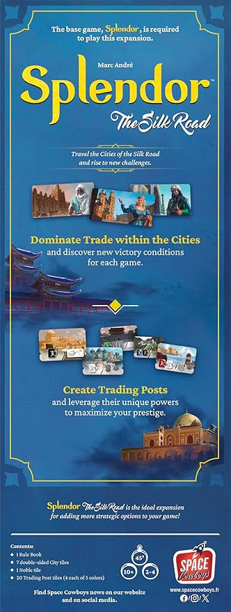 Splendor - The Silk Road Expansion