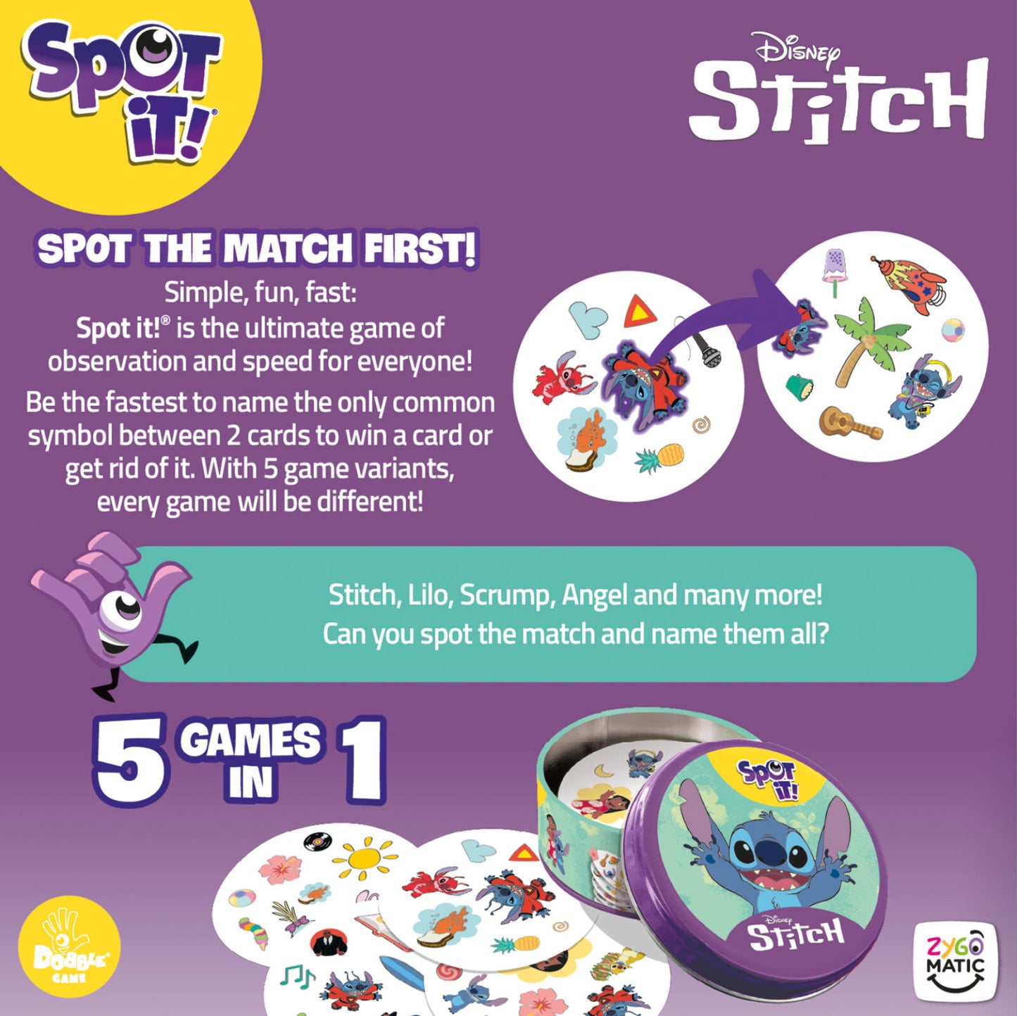 Spot It! - Lilo and Stitch