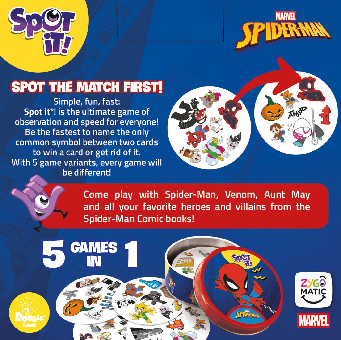 Spot It! - Spiderman