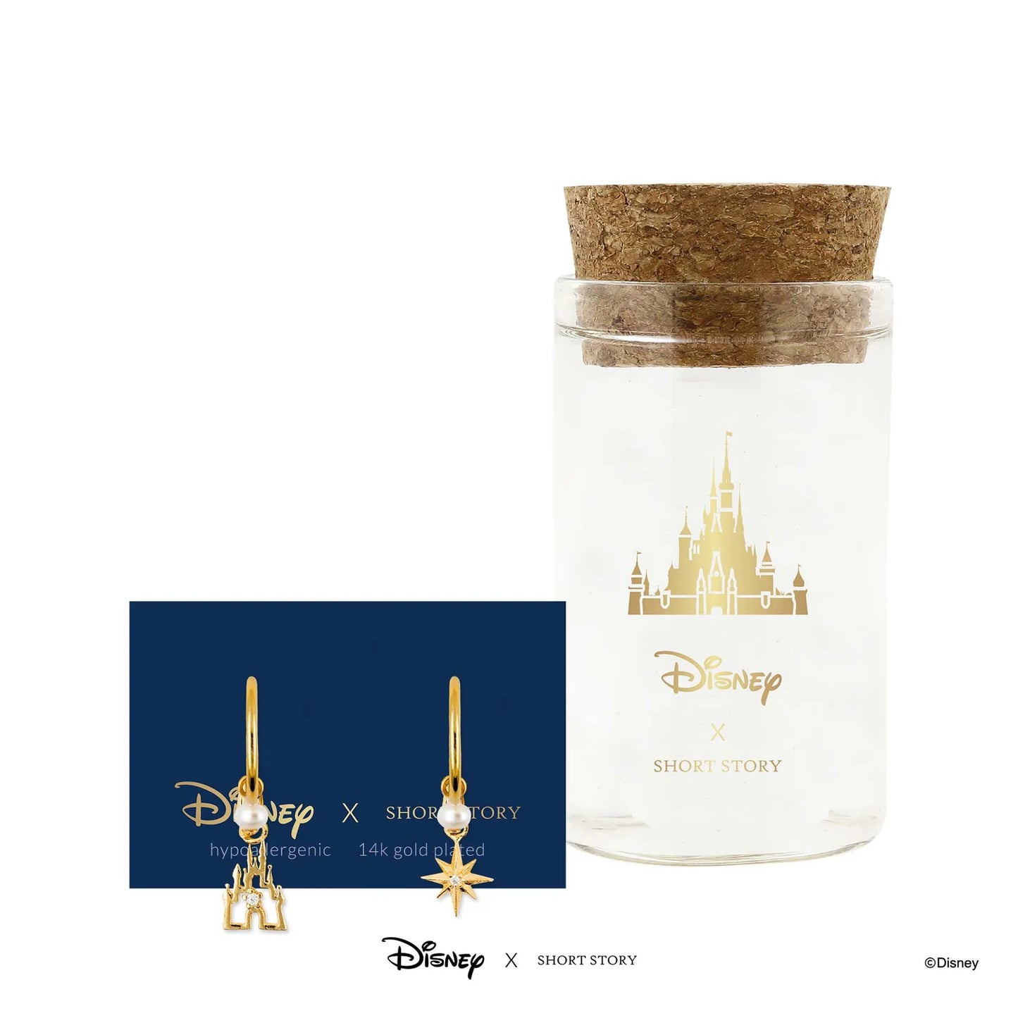 Disney Hoop Earring Castle