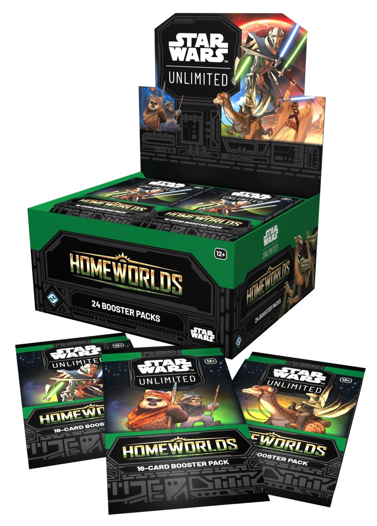 Star Wars Unlimited - Homeworlds Booster Display