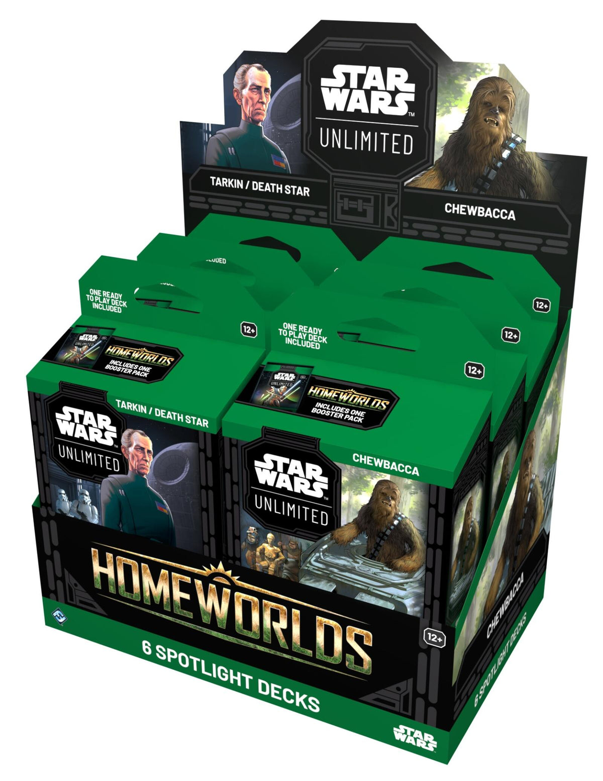 Star Wars Unlimited - Homeworlds Spotlight Deck Display