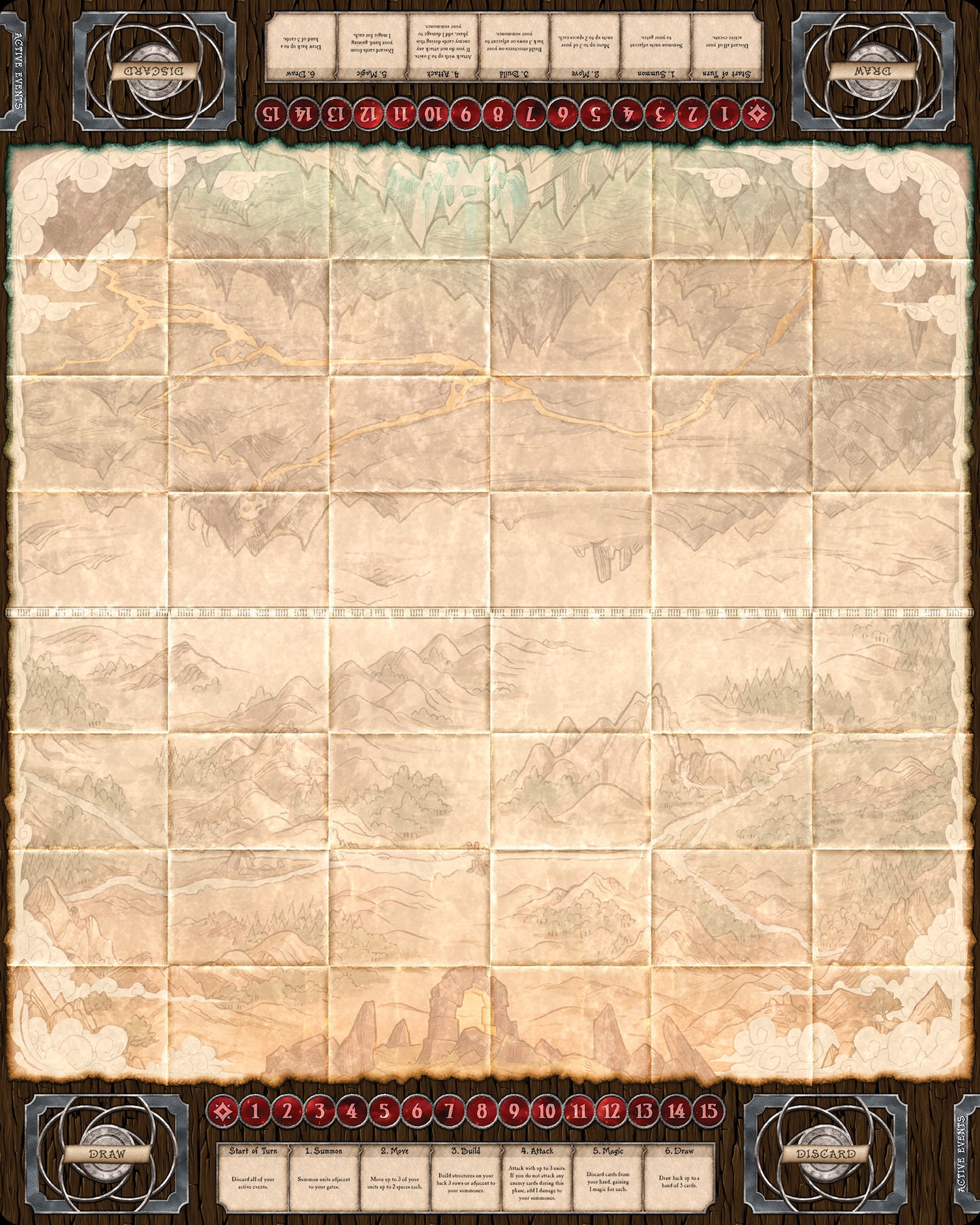 Summoner Wars Second Edition Play Mat