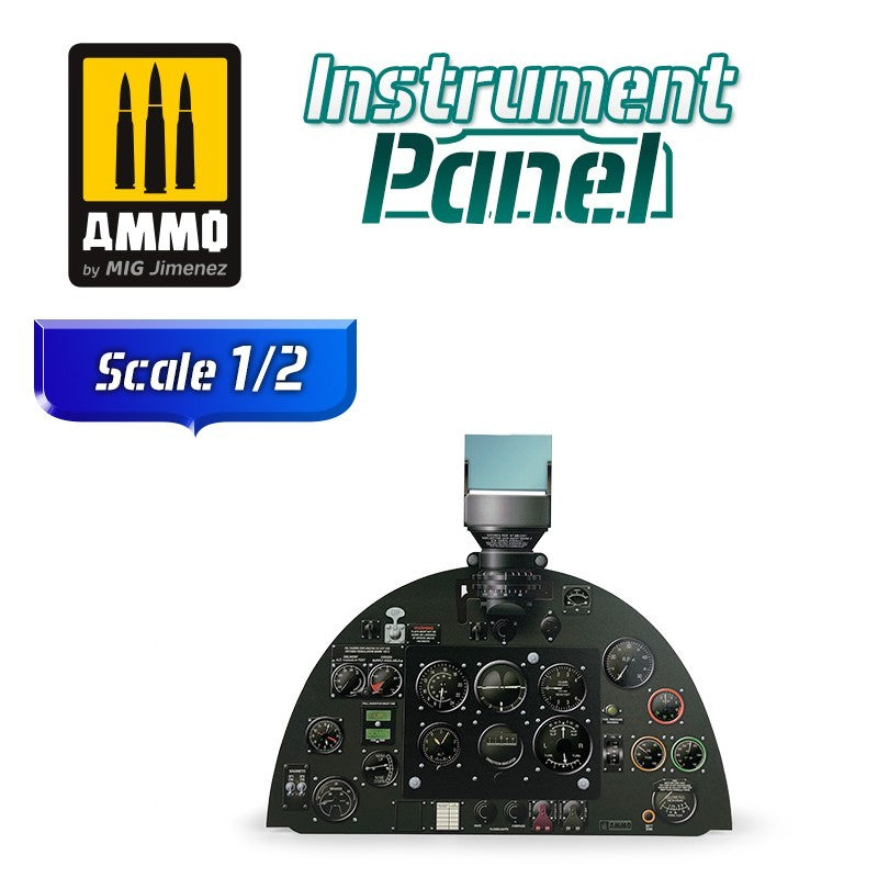 Ammo by MIG - Instrument Panel - Supermarine Spitfire Mk.V – Instrument Panel 1/2 Scale