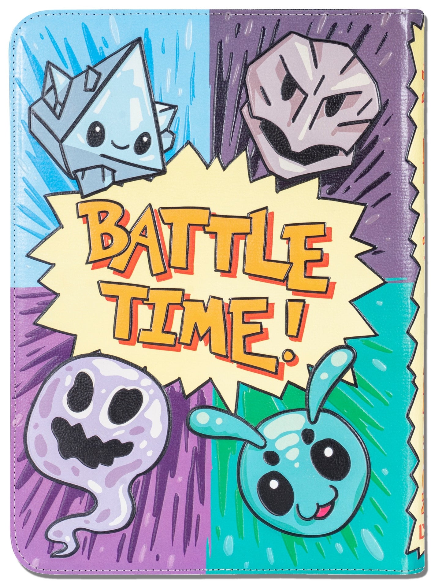 TCG Faux-Leather Battle Time Trading Card Binder - Large Version