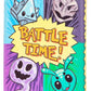 TCG Faux-Leather Battle Time Trading Card Binder - Small Version