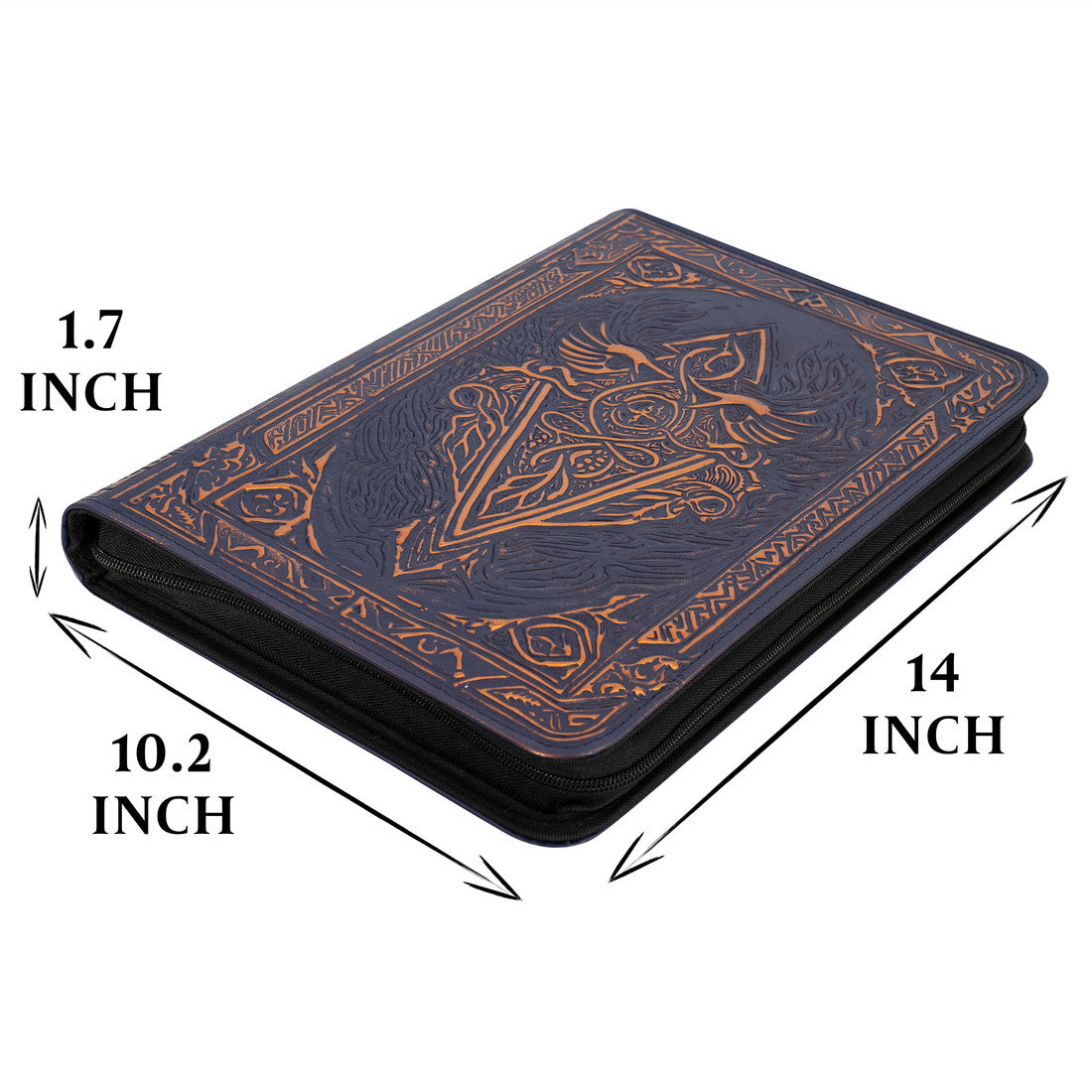 TCG Faux-Leather Trading Card Binder - Blue