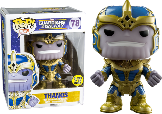 Guardians of the Galaxy - Thanos Glow 6" US Exclusive Pop! Vinyl #78