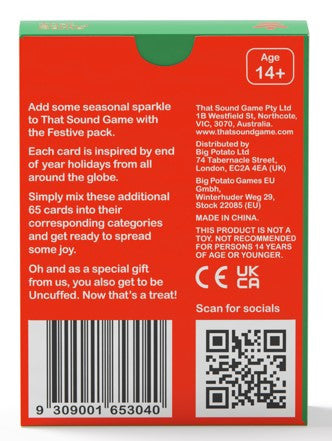That Sound Game Expansion - Festive Pack (not to be sold on online market places)