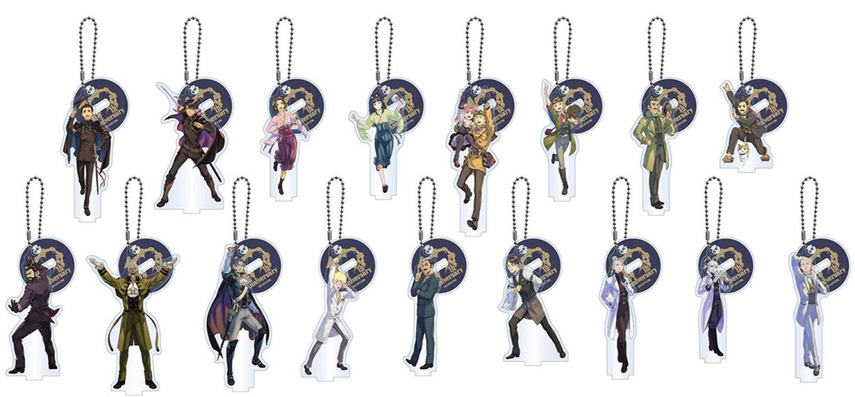 The Great Ace Attorney 10th Anniversary Acrylic Stand Keychain Collection (17 in the Assortment)