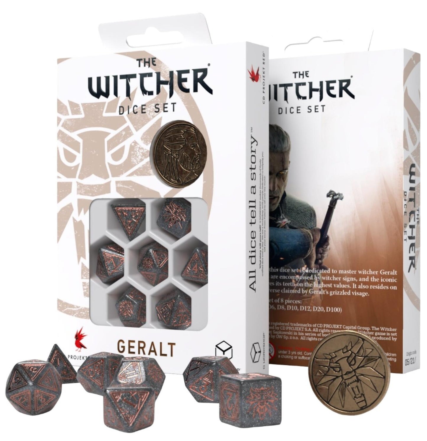 The Witcher Dice Set Geralt Price of Neutrality