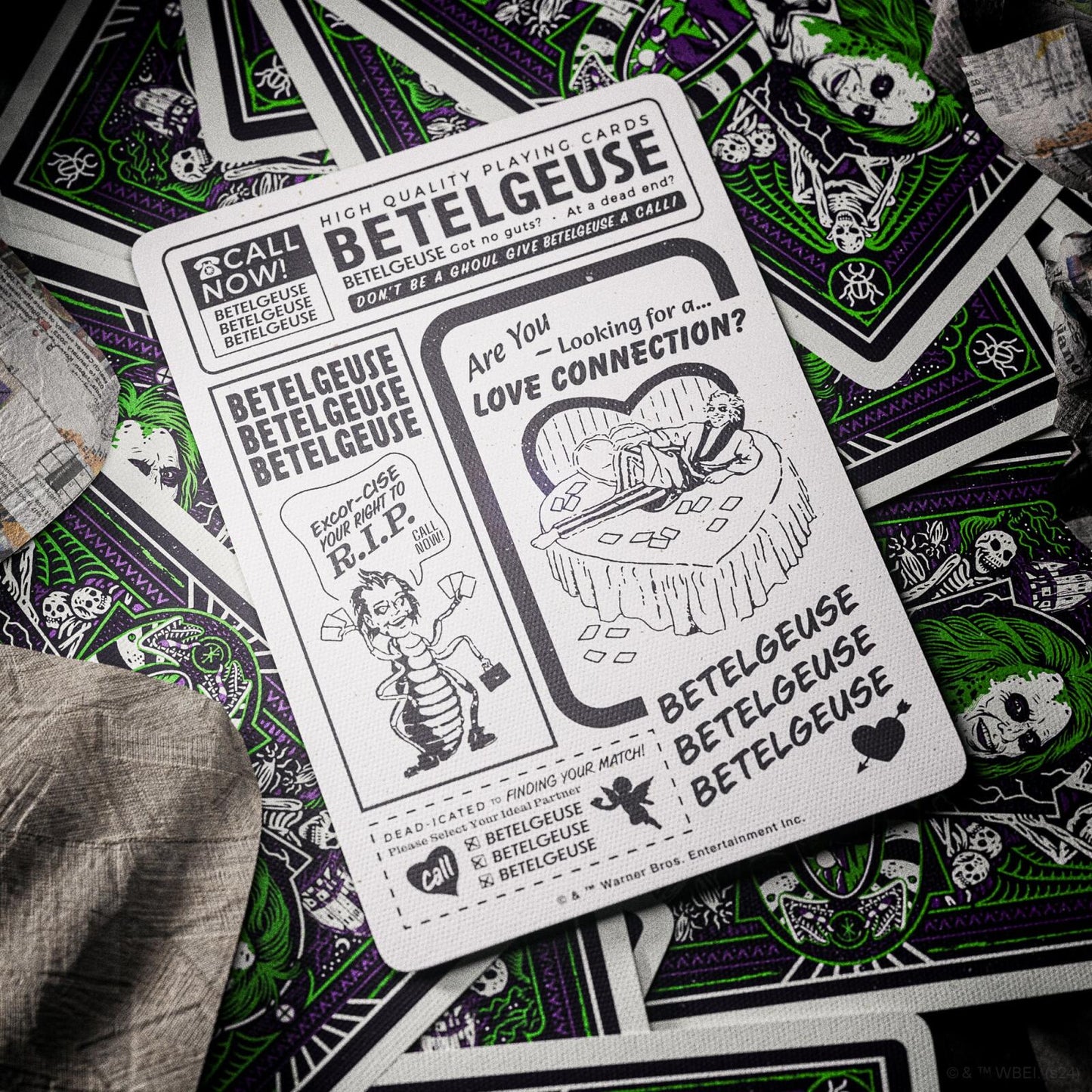 theory11 Beetlejuice Playing Cards