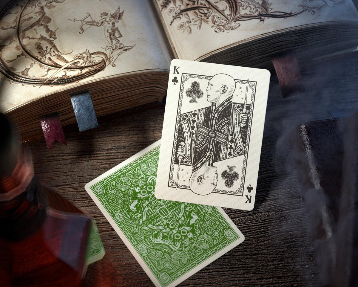 theory11 Harry Potter (Green) Playing Cards