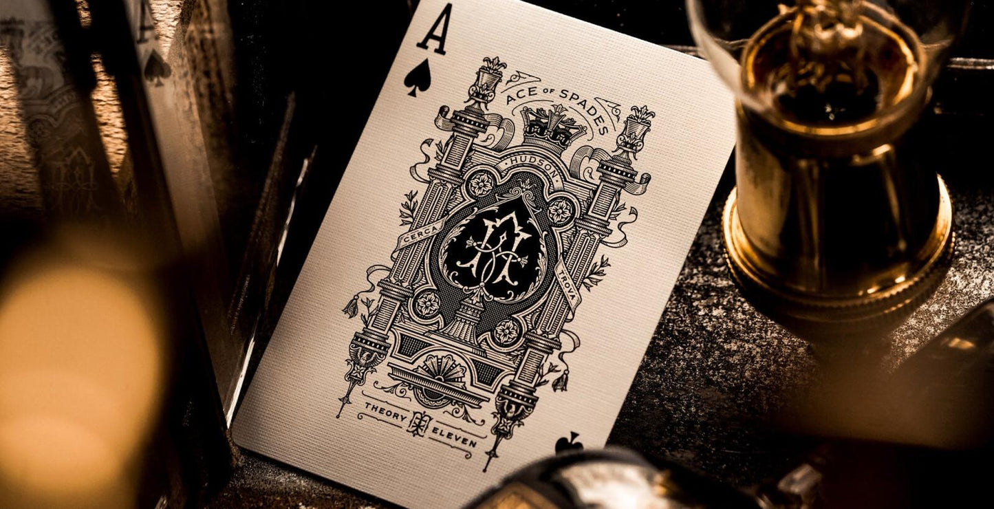 theory11 Hudson (Black) Playing Cards