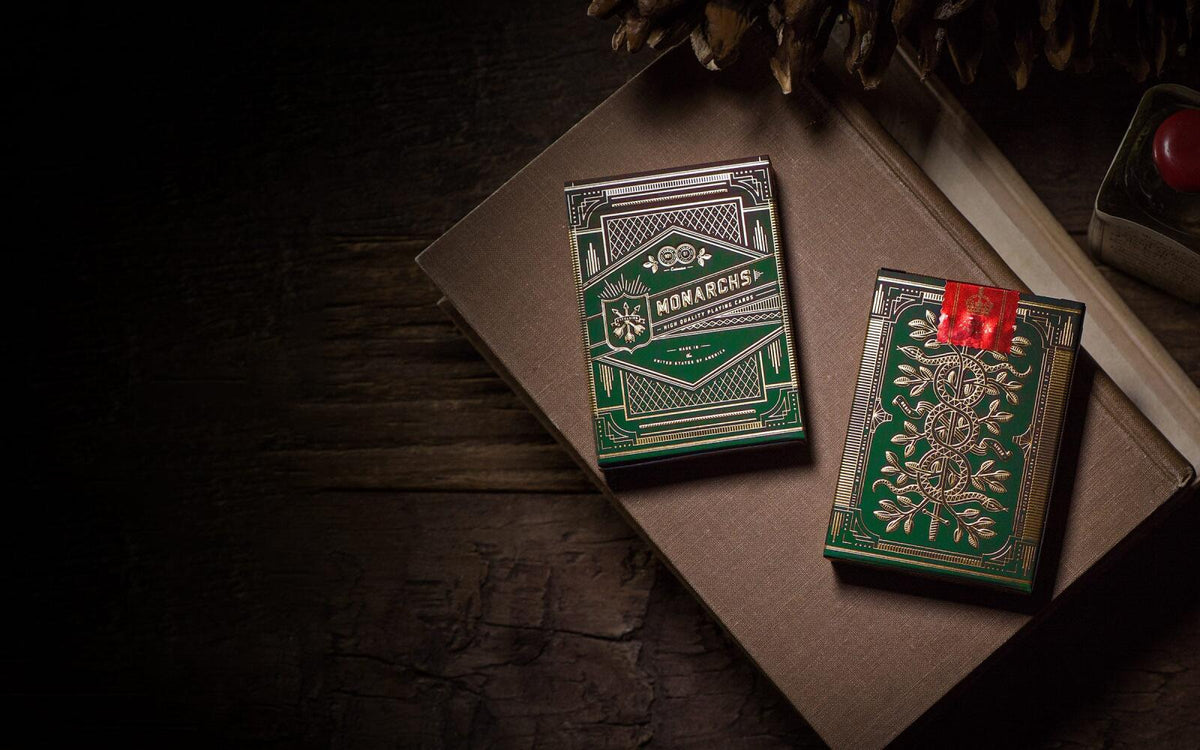 theory11 Monarch (Green) Playing Cards