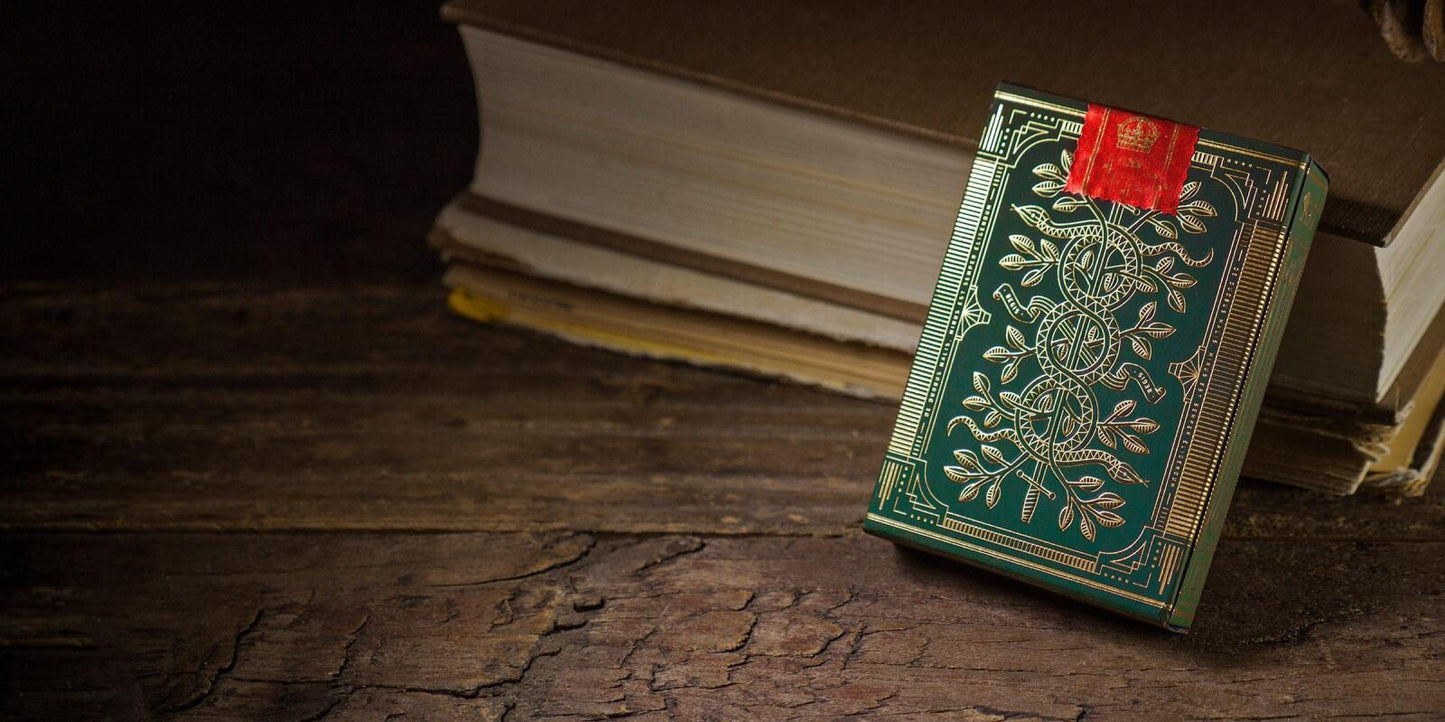 theory11 Monarch (Green) Playing Cards