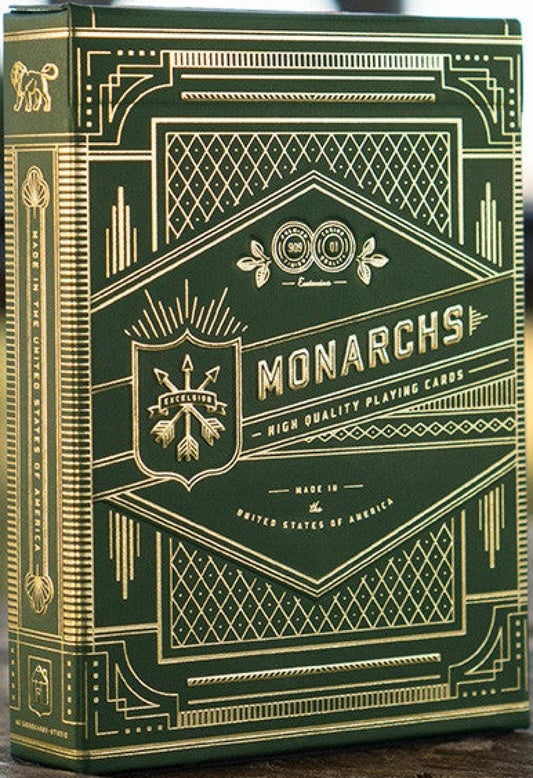 theory11 Monarch (Green) Playing Cards