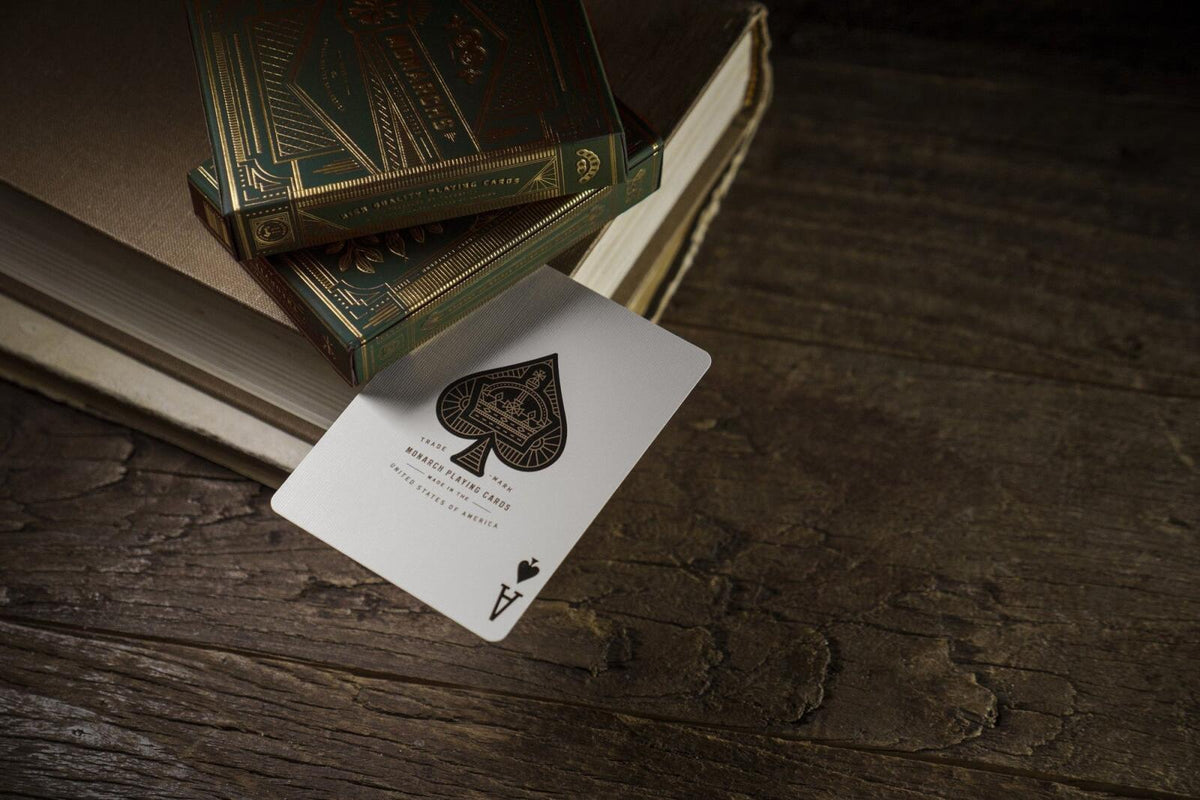 theory11 Monarch (Green) Playing Cards