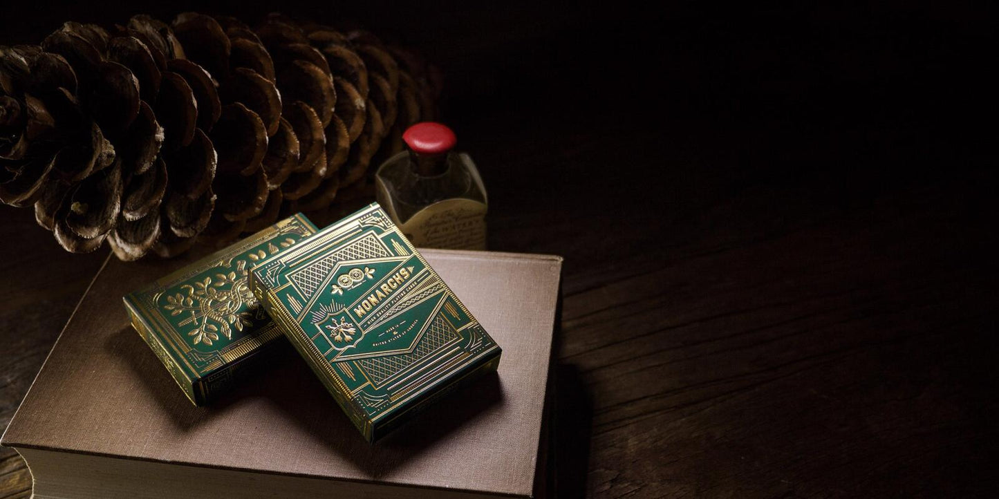 theory11 Monarch (Green) Playing Cards