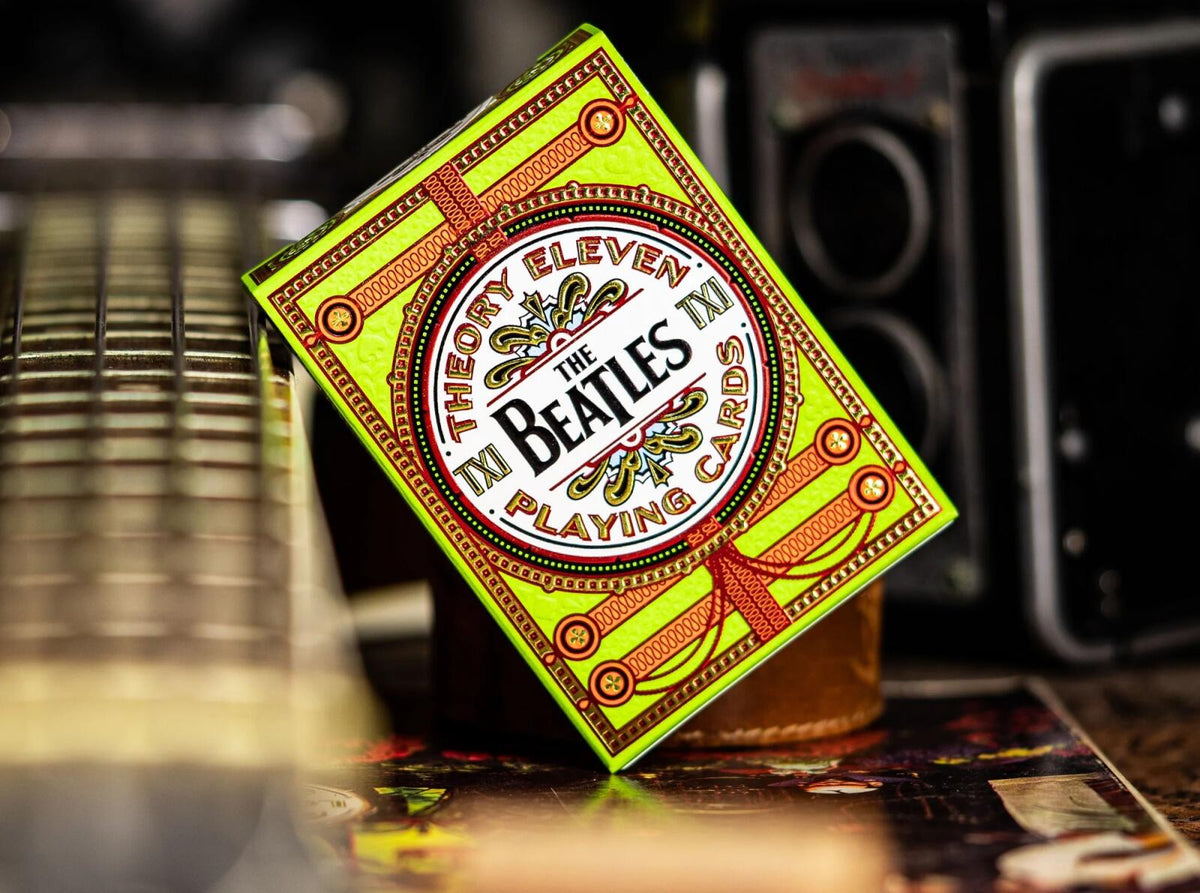 theory11 The Beatles (Green) Playing Cards