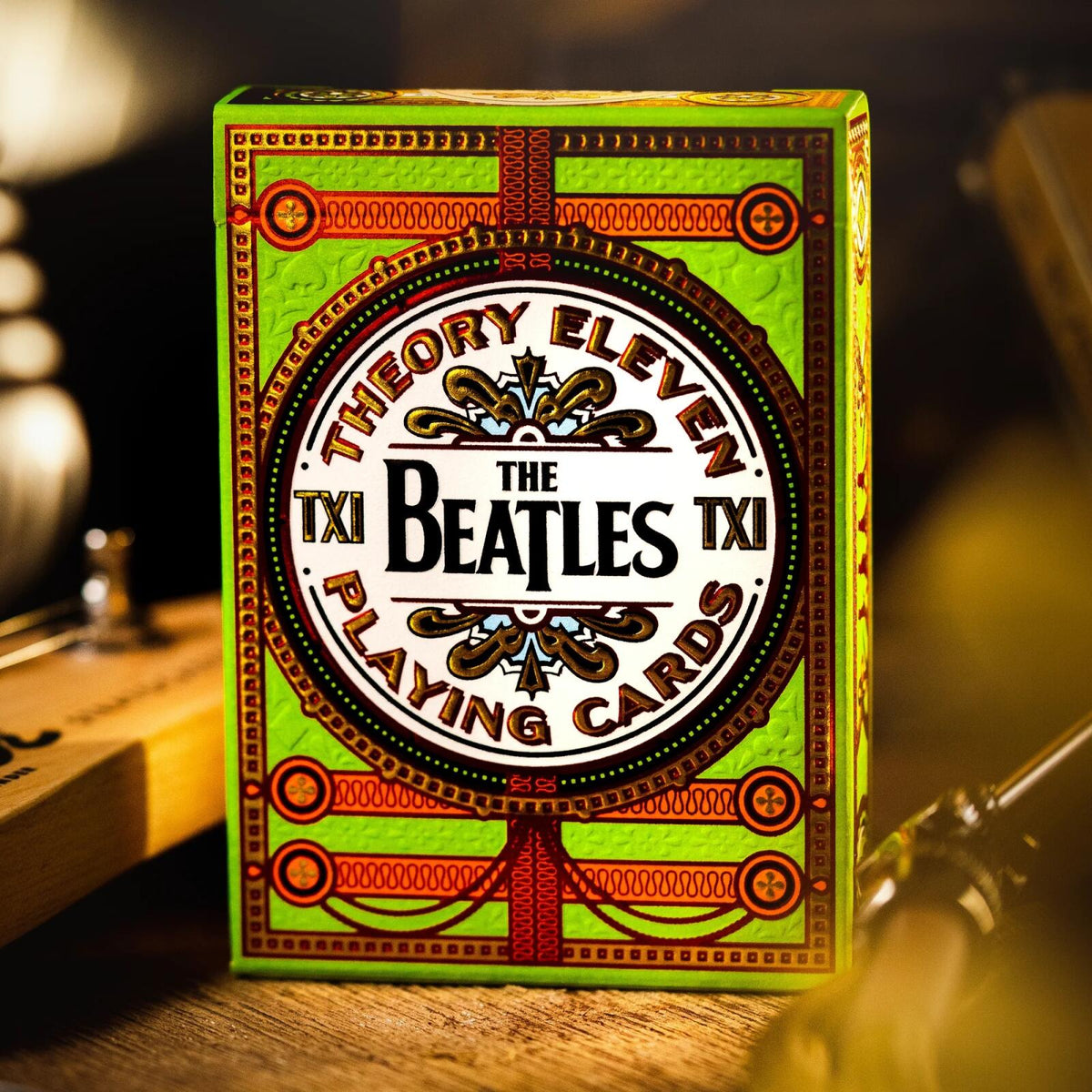 theory11 The Beatles (Green) Playing Cards