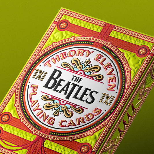 theory11 The Beatles (Green) Playing Cards