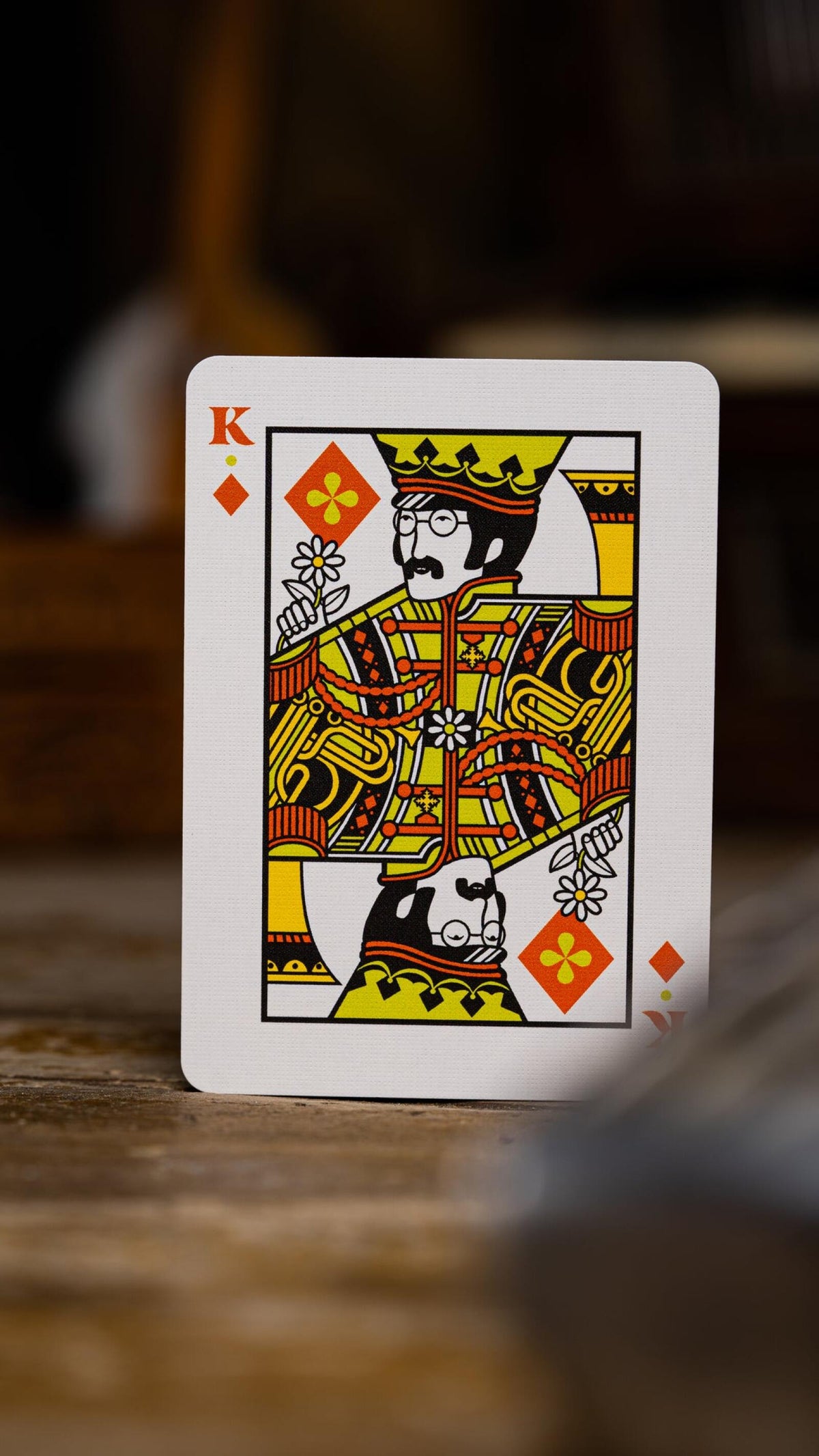 theory11 The Beatles (Orange) Playing Cards