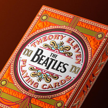 theory11 The Beatles (Orange) Playing Cards