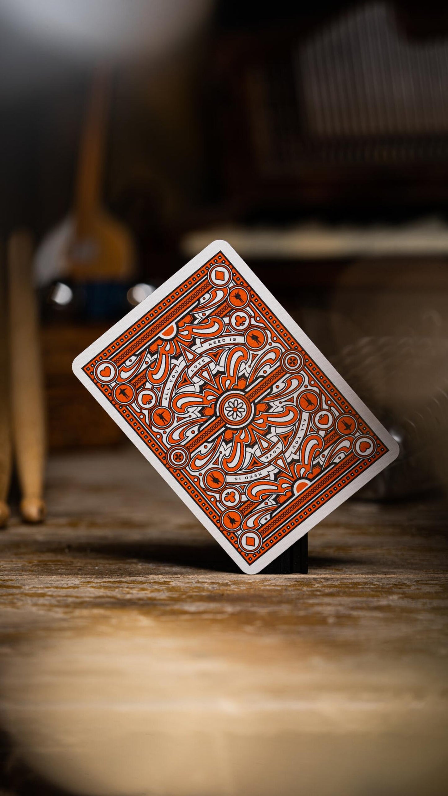theory11 The Beatles (Orange) Playing Cards