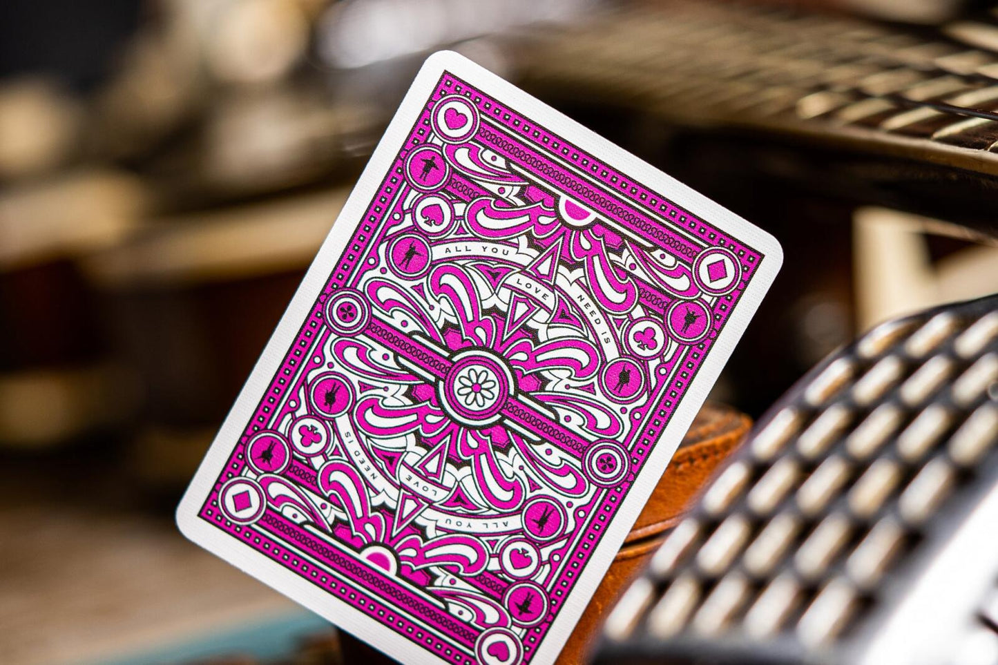 theory11 The Beatles (Pink) Playing Cards