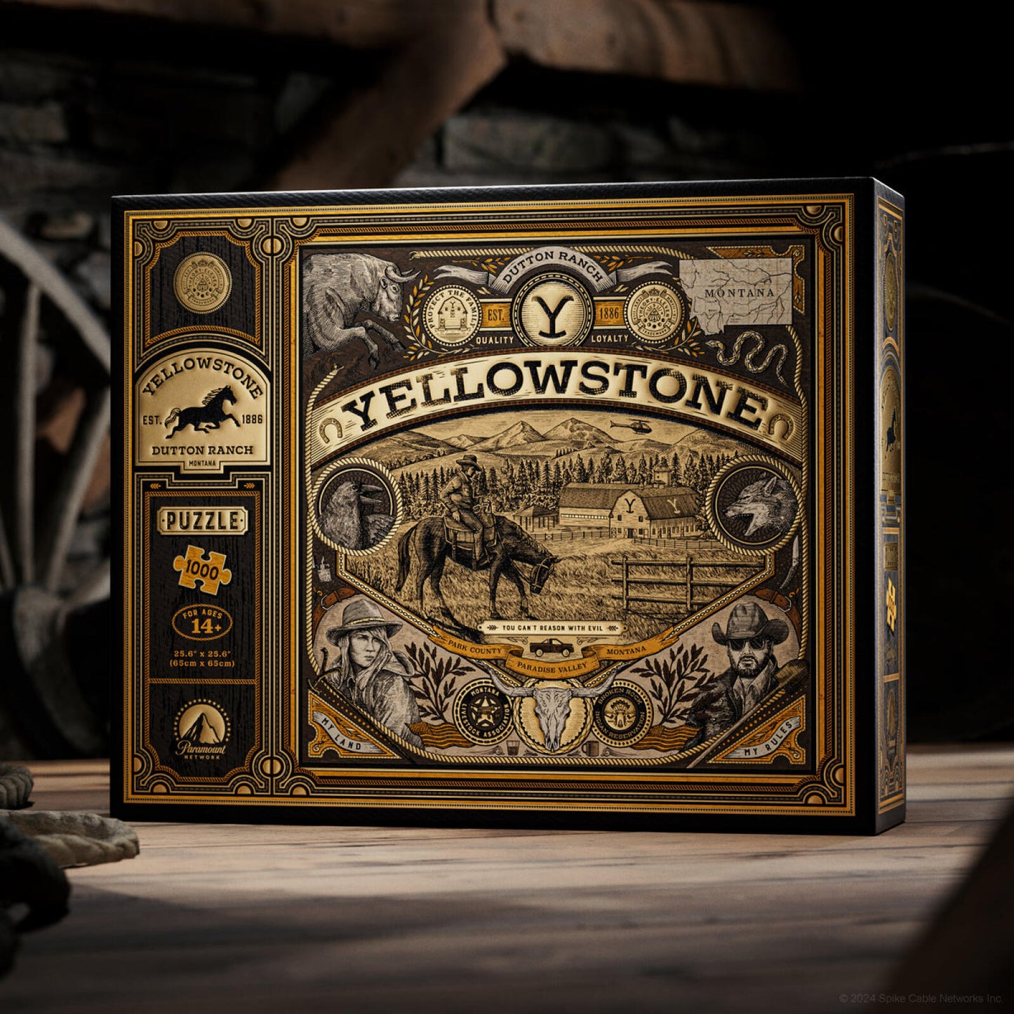 theory11 Yellowstone Puzzle 1,000 Piece Jigsaw Puzzle