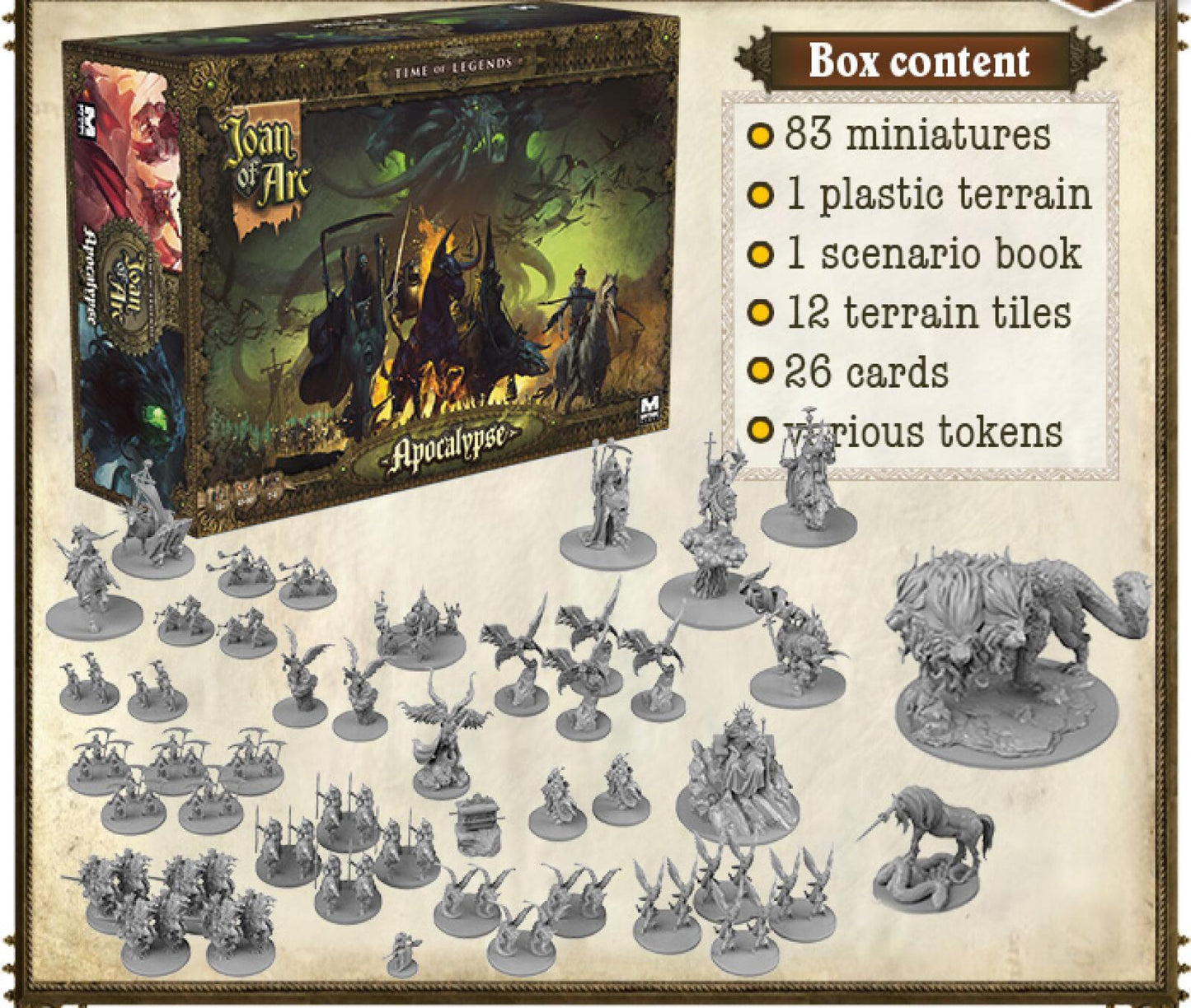 Time of Legends Joan of Arc Apocalypse Expansion