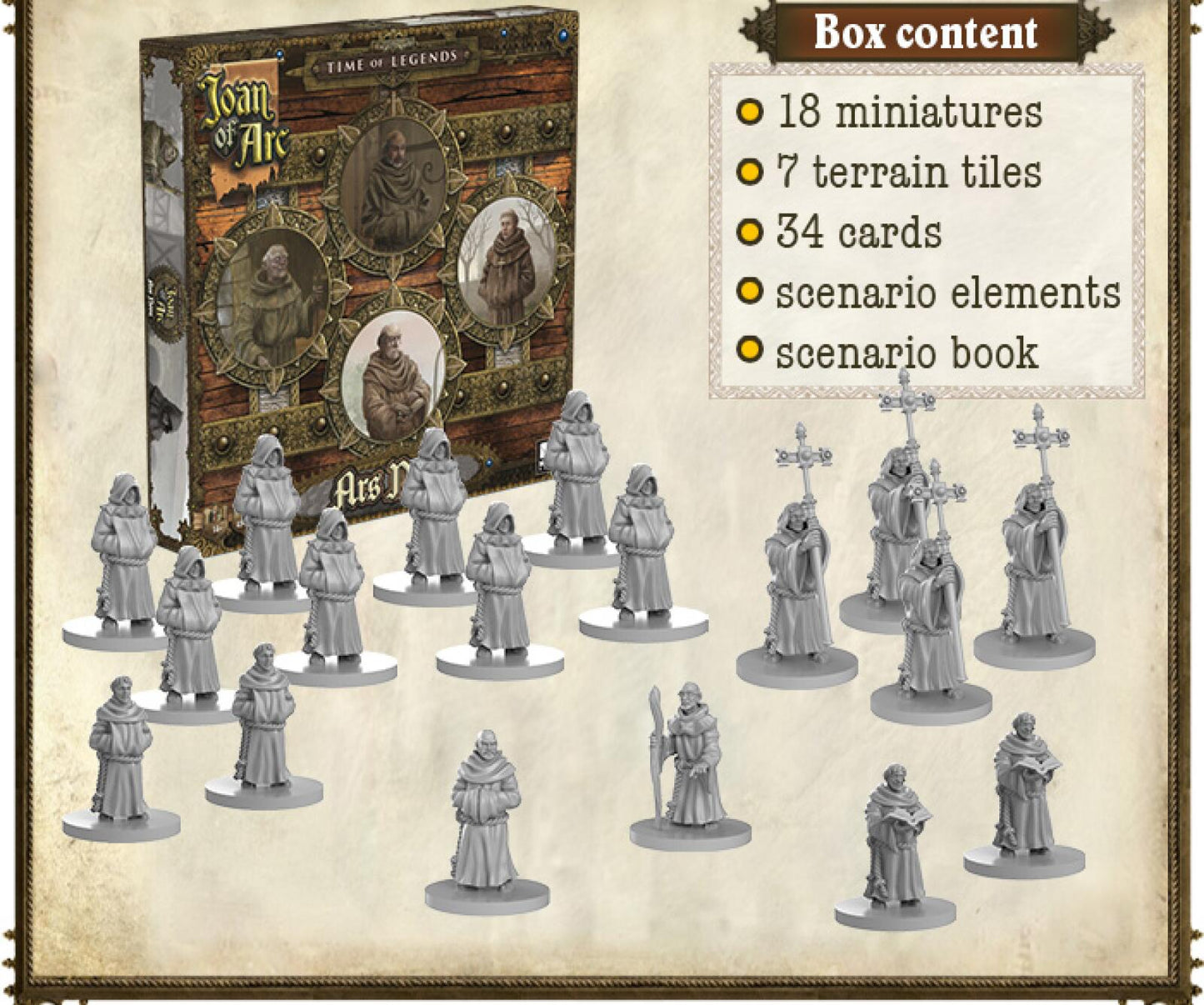 Time of Legends Joan of Arc Ars Nova Expansion