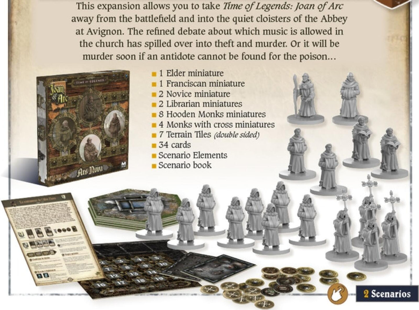 Time of Legends Joan of Arc Ars Nova Expansion