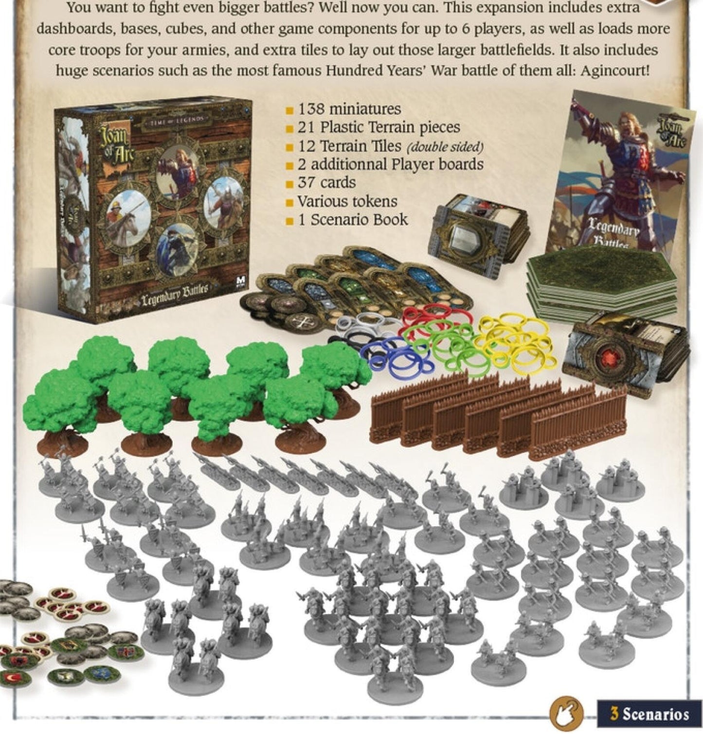 Time of Legends Joan of Arc Legendary Battles Expansion