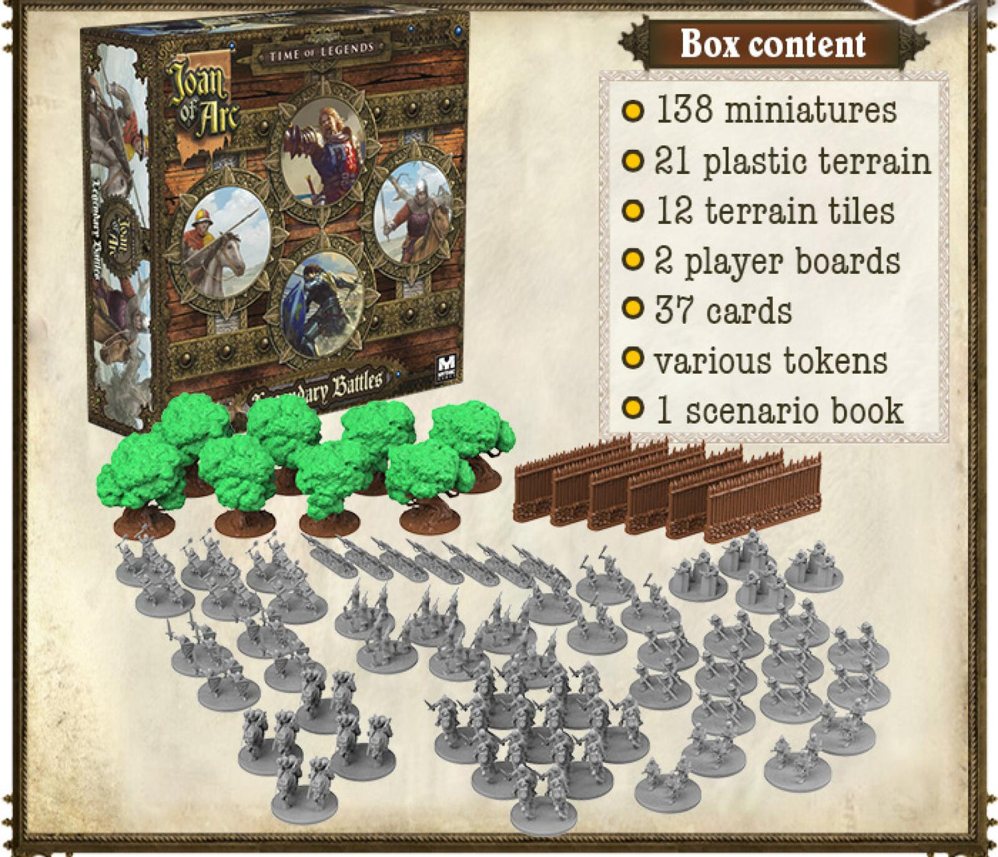 Time of Legends Joan of Arc Legendary Battles Expansion