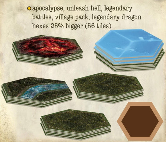 Time of Legends Joan of Arc - Oversized Expansions Tiles Kit