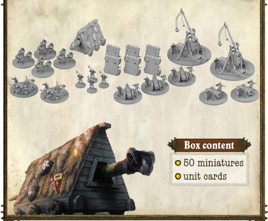 Time of Legends Joan of Arc Siege Equipment Expansion. Extra Miniatures