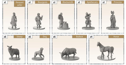 Time of Legends Joan of Arc Village 2. Extra Miniatures