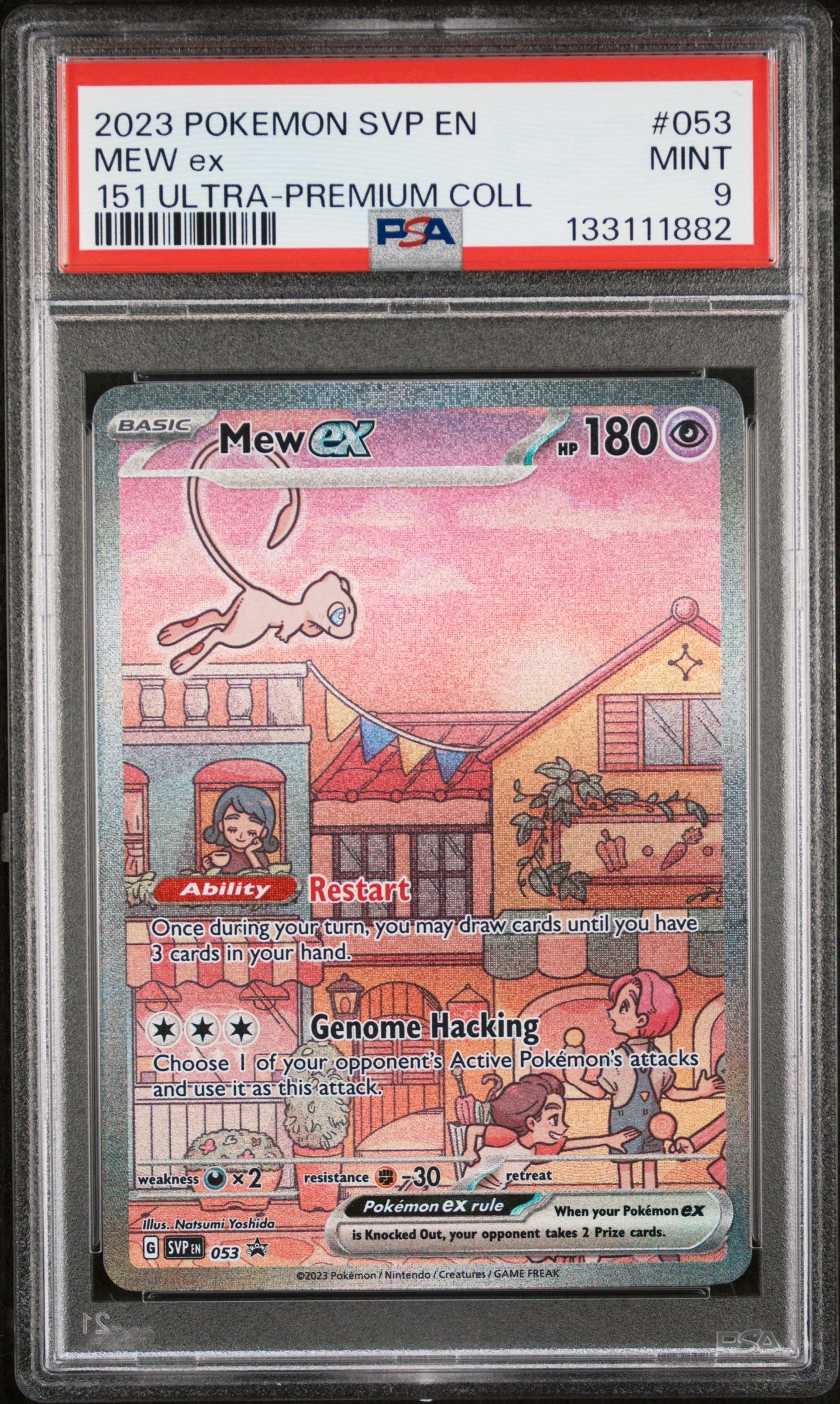 2023 Pokemon Svp En-Sv Black Star Promo 053 Mew Ex 151 Ultra-Premium Coll - PSA 9