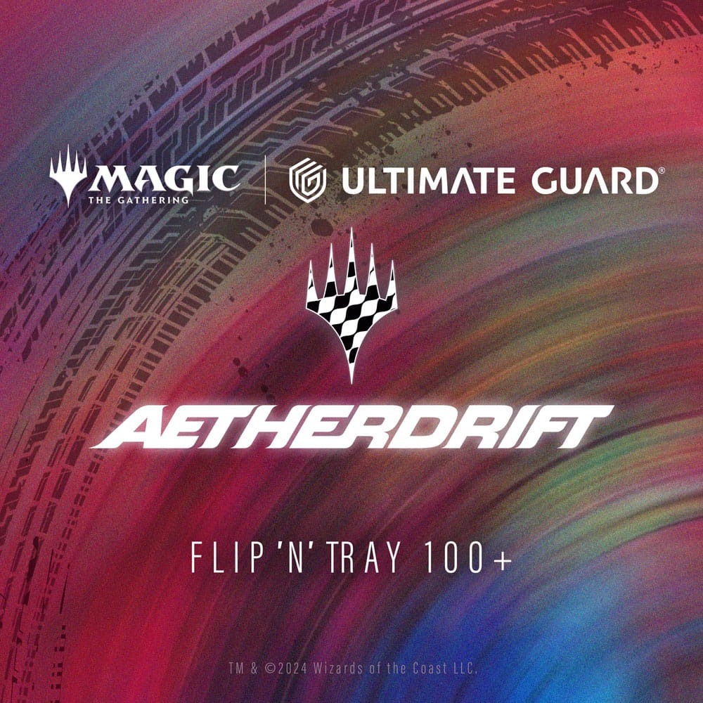 Ultimate Guard: Deck Box – XenoSkin Flip'n'Tray Deck Case 100+ – MTG: Aetherdrift – Sab-Sunen