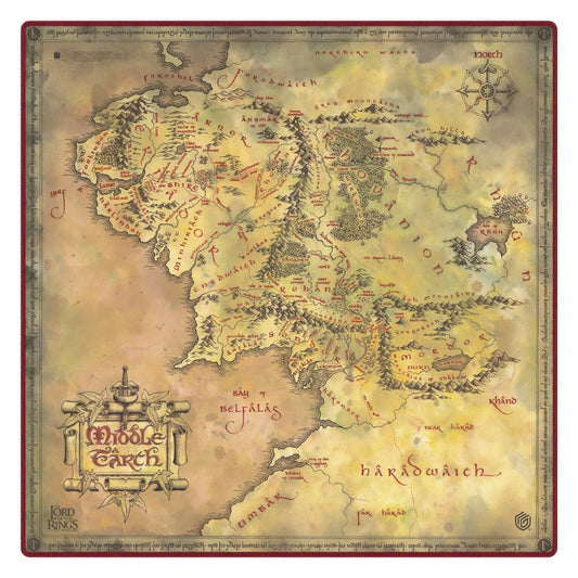 Ultimate Guard: Oversized Playmat – 61 × 61 – LotR: Places of Middle-Earth
