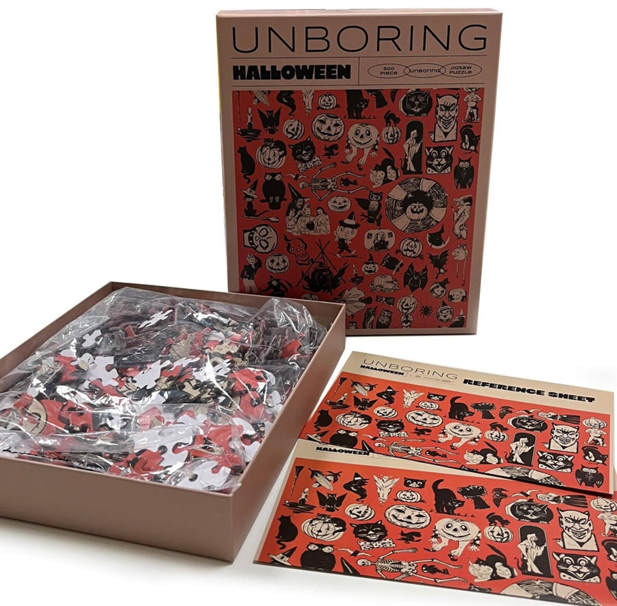 Unboring Halloween 500 pc Wonky Cut Puzzle