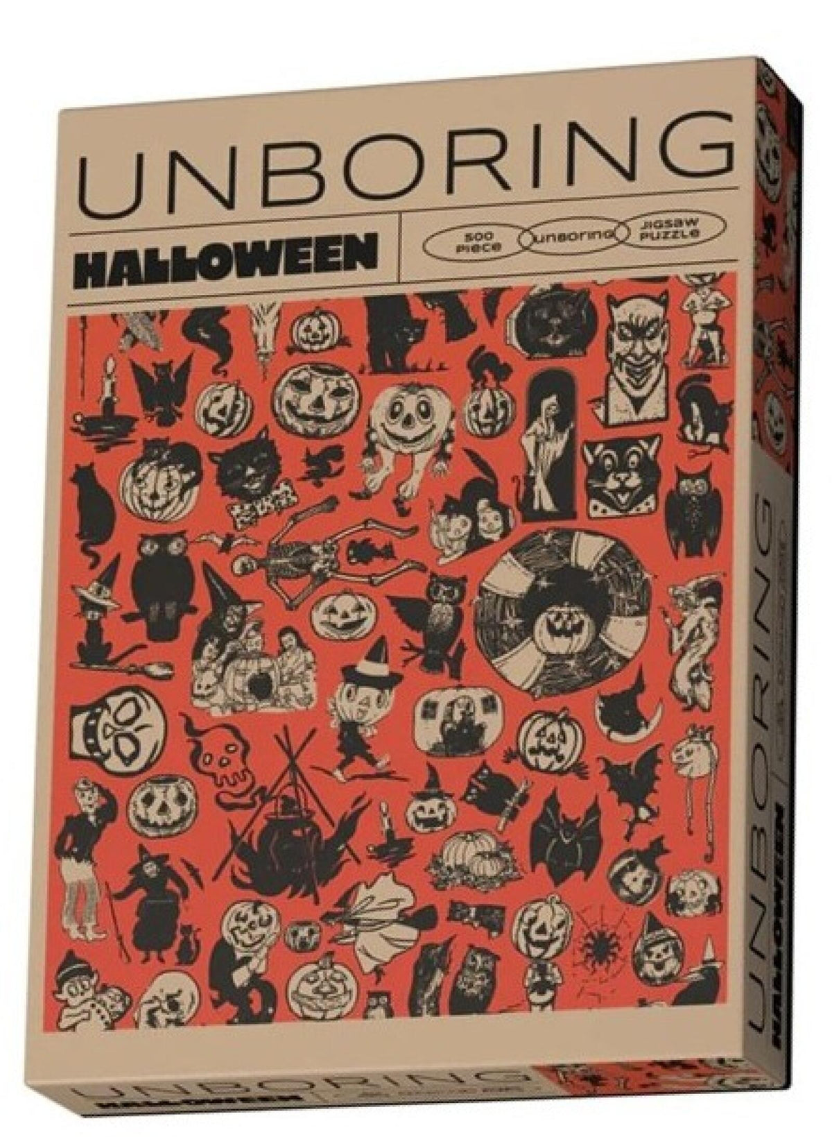 Unboring Halloween 500 pc Wonky Cut Puzzle