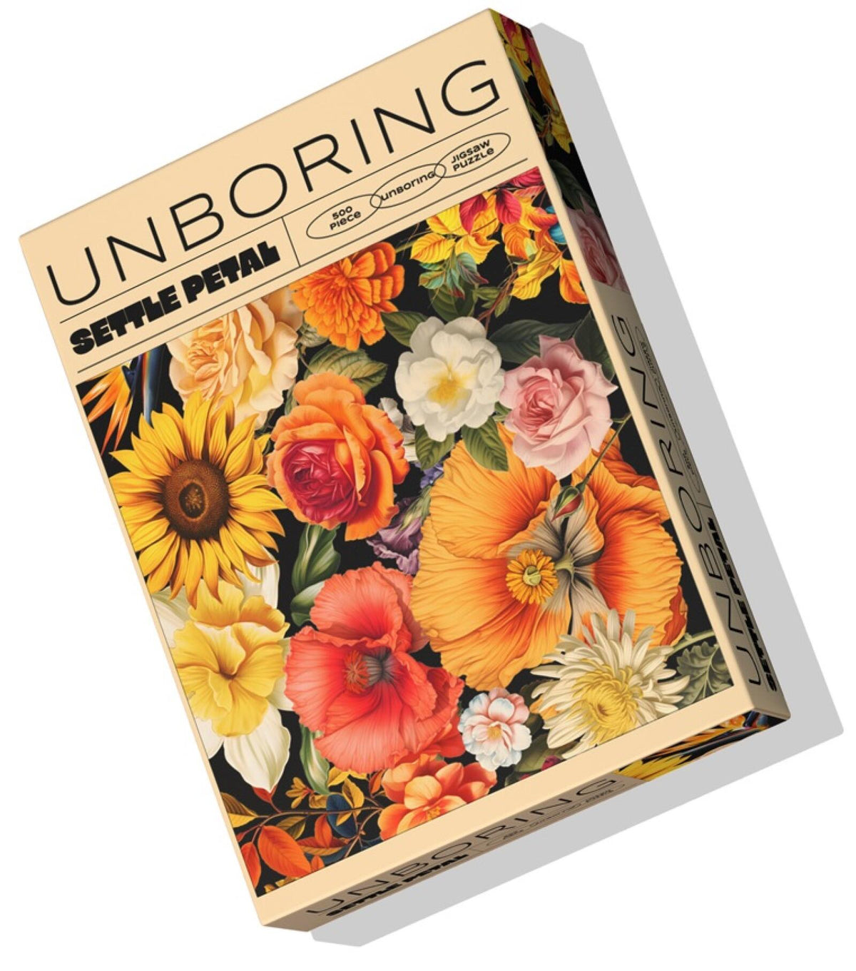 Unboring Settle Petal 500 pc Wonky Cut Puzzle