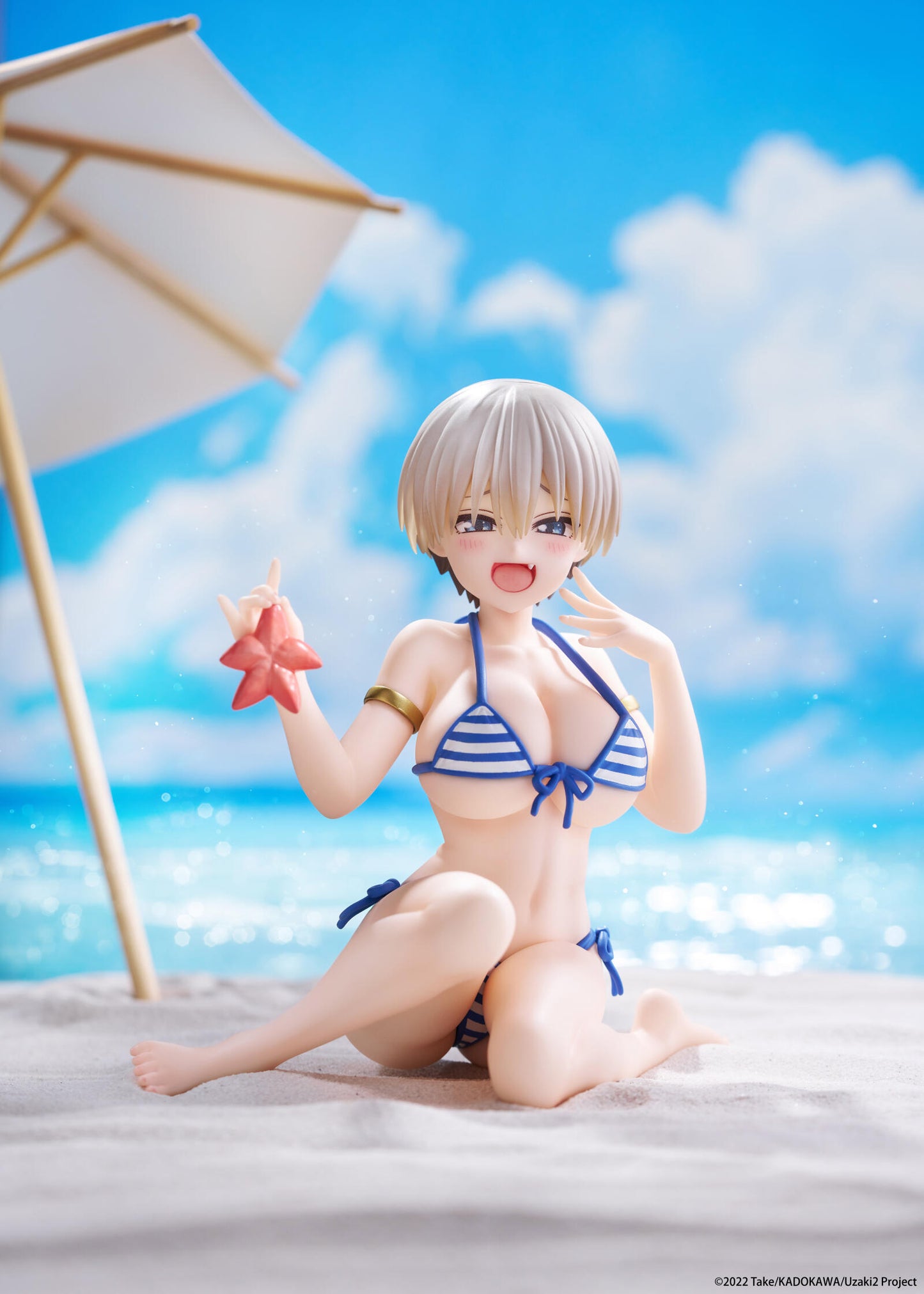 Uzaki-chan Wants to Hang Out! Desktop Cute Figure Hana Uzaki (Swimwear Version)